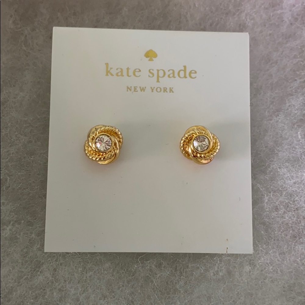 Authentic Kate Spade Gold Stud Earrings